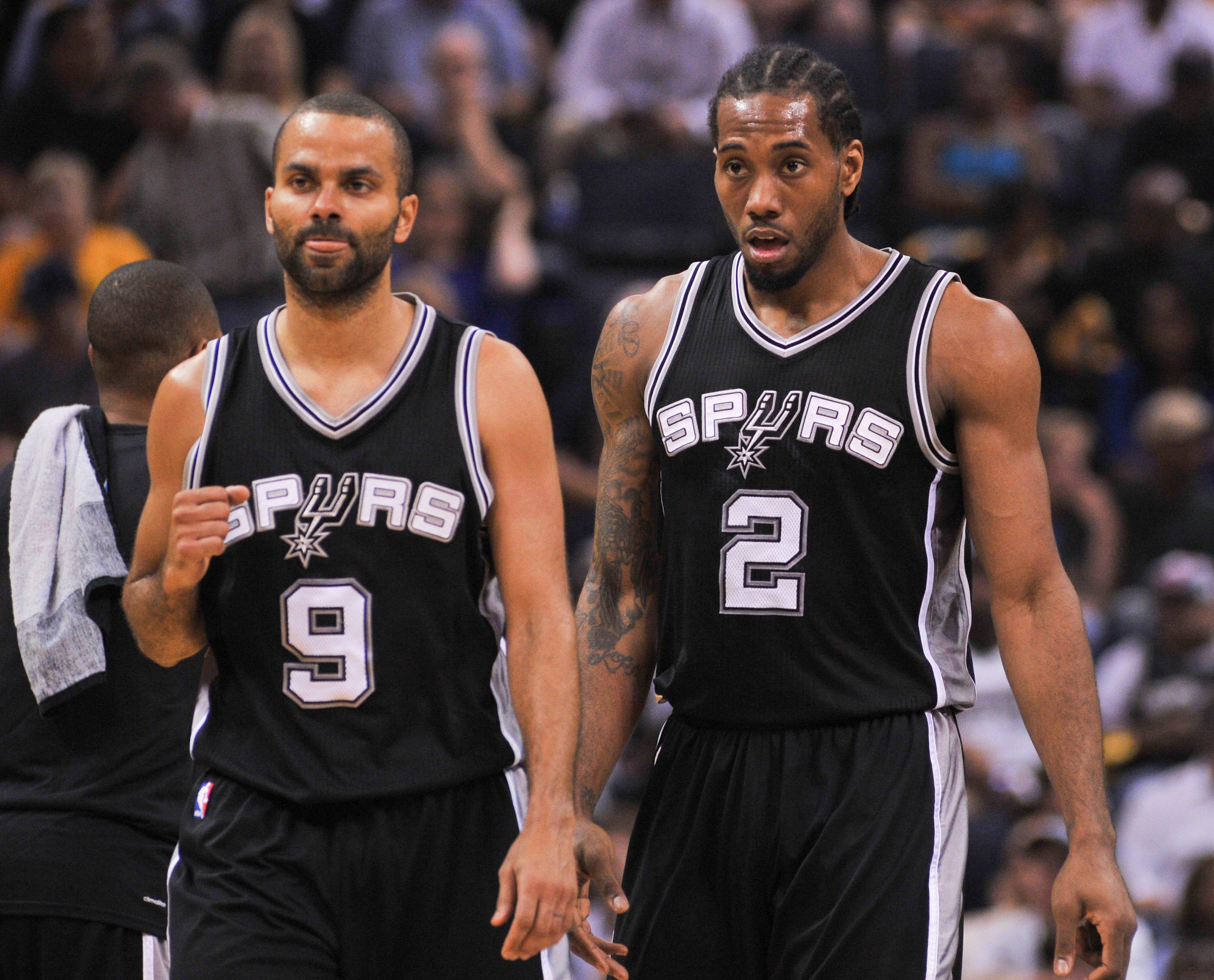 tony parker on kawhi leonard